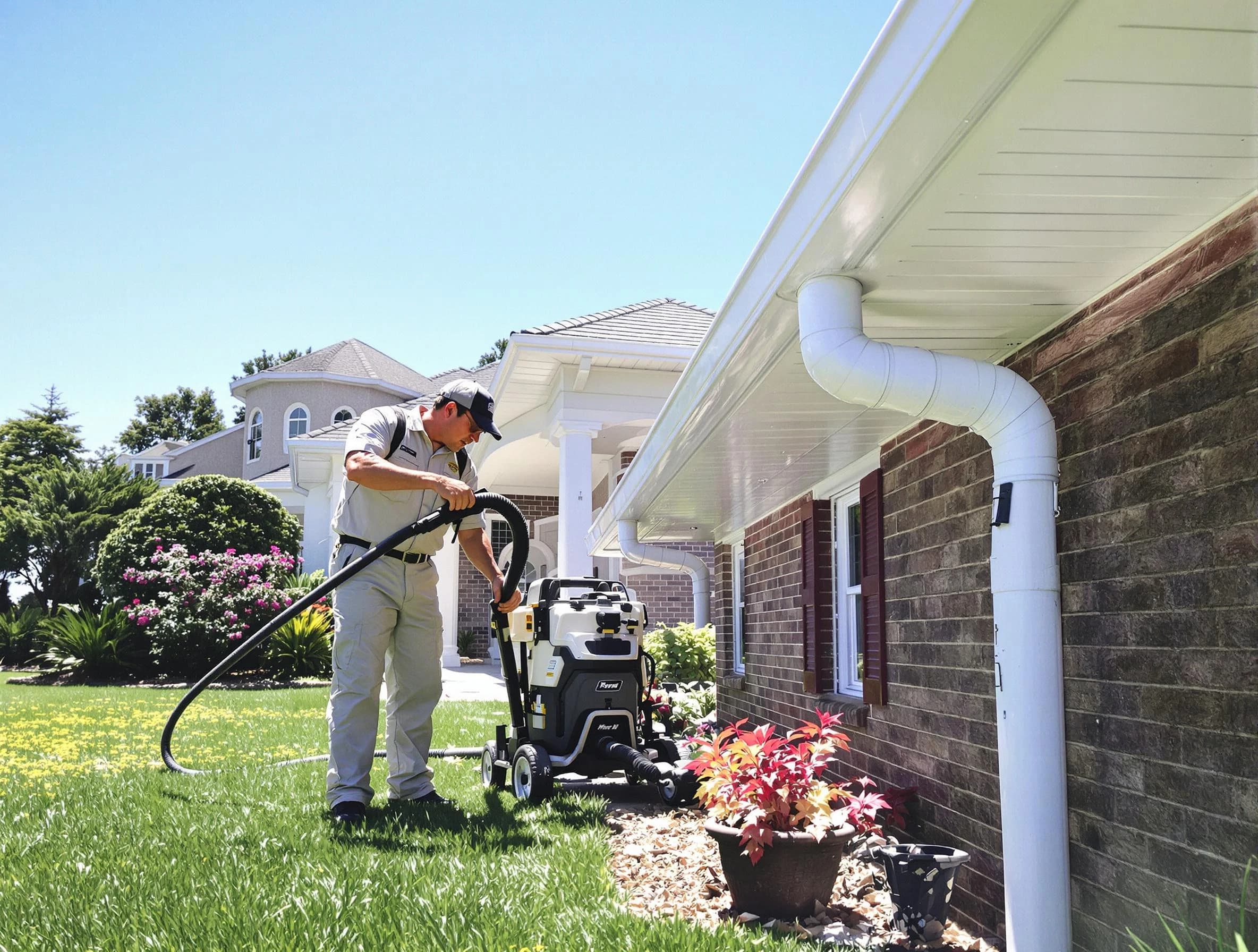 Downspout Cleaning in Medina