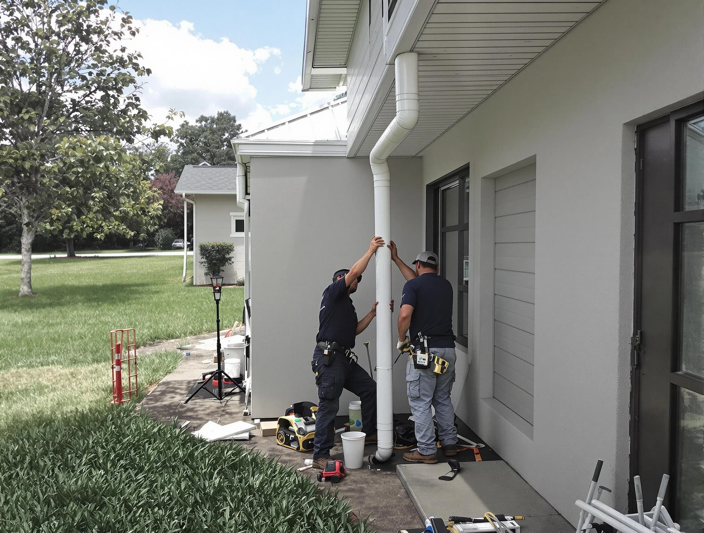 Downspout Installation in Medina