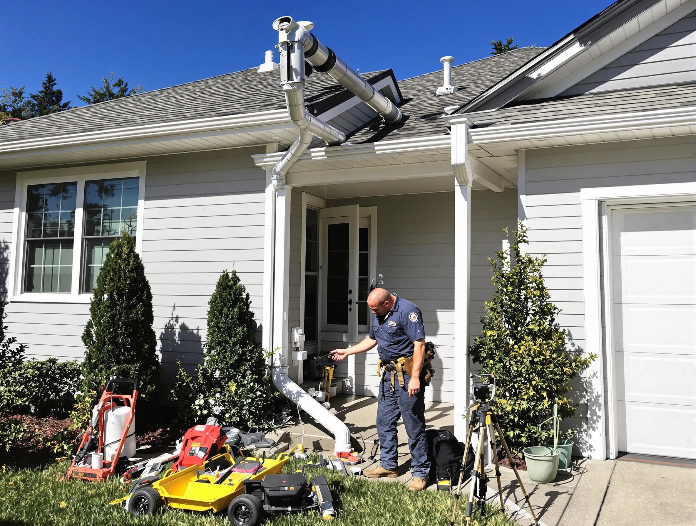 Downspout Repair in Medina